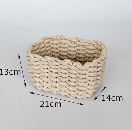 Nordic woven storage basket size comparison